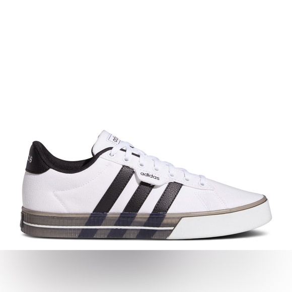 ADIDAS DAILY 3.0 TRANSLUCENT OUTSOLE - CLOUD WHITE SKATEBOARD SHOES - Picture 1 of 9
